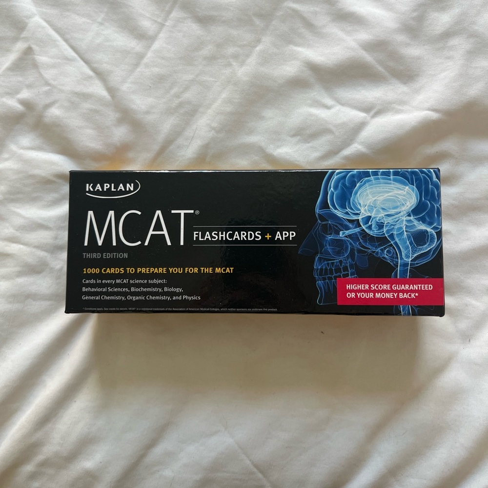 MCAT Kaplan flashcards deck